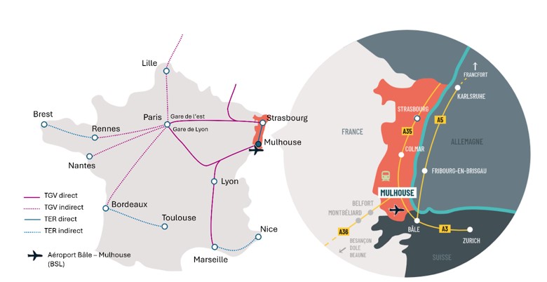 Plan d'accès ENSISA